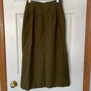 VINTAGE Mr.Jax Wool Pencil Skirt